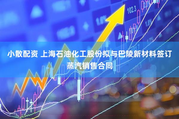 小散配资 上海石油化工股份拟与巴陵新材料签订蒸汽销售合同