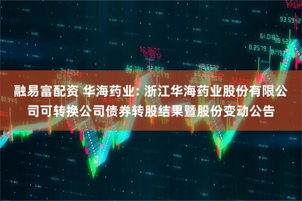 融易富配资 华海药业: 浙江华海药业股份有限公司可转换公司债券转股结果暨股份变动公告