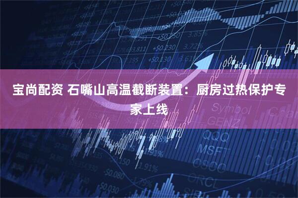 宝尚配资 石嘴山高温截断装置：厨房过热保护专家上线